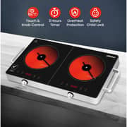 Nobel 2 Burner Infrared Cooker Black - NIC20I