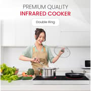 Nobel 2 Burner Infrared Cooker Black - NIC20I