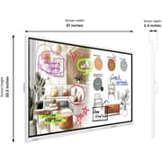 Samsung The Flip WM55FX 4K Interactive Display Monitor 55inch - LH55WMFWBGCXUE