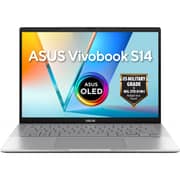 Asus Vivobook S14 (2026) Copilot+ PC - AMD Ryzen AI 5-330 / 14inch FHD / 512GB SSD / 16GB RAM / Windows 11 Home / English & Arabic Keyboard / Cool Silver / Middle East Version - [M3407KA-SF109W]
