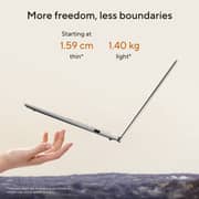 Asus Vivobook S14 (2026) Copilot+ PC - AMD Ryzen AI 5-330 / 14inch FHD / 512GB SSD / 16GB RAM / Windows 11 Home / English & Arabic Keyboard / Cool Silver / Middle East Version - [M3407KA-SF109W]