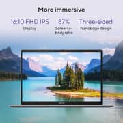Asus Vivobook 14 (2026) Copilot+ PC - Snapdragon X X1-26-100 / 14inch FHD / 1TB SSD / 16GB RAM / Windows 11 Home / English & Arabic Keyboard / Platinum Gold / Middle East Version - [X1407QA-LY146W]