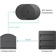 OBSBOT 360° Rotation Charging Base Black - ORB-2203-CT