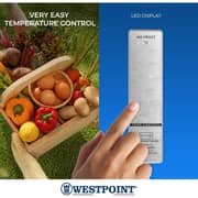 Westpoint Upright Freezer 332L White - WVM-3325E