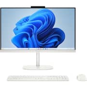 HP OmniStudio All-in-One (2026) Desktop - 3rd Series / Intel Core 5-320 / 23.8inch FHD / 512GB SSD / 16GB RAM / Shared Intel Graphics / Windows 11 Home / English & Arabic Keyboard / Cotton White / Middle East Version - [24-CZ0002NE]