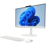 HP OmniStudio All-in-One (2026) Desktop - 3rd Series / Intel Core 5-320 / 23.8inch FHD / 512GB SSD / 16GB RAM / Shared Intel Graphics / Windows 11 Home / English & Arabic Keyboard / Cotton White / Middle East Version - [24-CZ0002NE]