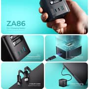 Heatz 5-in-1 Charging Station with Cable Black - ZA86