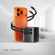 Heatz 5-in-1 Charging Station with Cable Black - ZA86