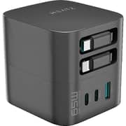 Heatz 5-in-1 Charging Station with Cable Black - ZA86