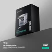 Heatz 5-in-1 Charging Station with Cable Black - ZA86
