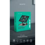 Heatz Cool Edge X2 Dual Cooling Laptop Stand Black - ZU45