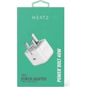 Heatz Fast Charging Adapter White - ZA61