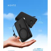 Heatz Fast Charging Wireless Power Bank 10000mAh Black - HP3