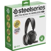 SteelSeries Arctis Nova 7X Gen 2 Wireless On Ear Gaming Headset Black