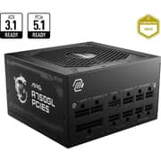 MSI 750W Gold Fully Modular ATX Gaming Power Supply Black - MAG A750GL PCIE5