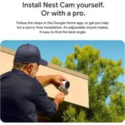 Google Nest Cam Outdoor Wired 2nd Gen Security Camera 2 Pack - GA09965-US