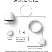 Google Nest Cam Outdoor Wired 2nd Gen Security Camera 2 Pack - GA09965-US
