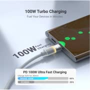 Brave Flexcharge Pro Fast Charging USB-C To USB-C Cable 1m Grey - BDC-52