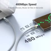 Brave Flexcharge Pro Fast Charging USB-C To USB-C Cable 1m Grey - BDC-52