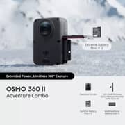 DJI Osmo 360 II Black Action Camera Adventure Combo - ZX200-C2