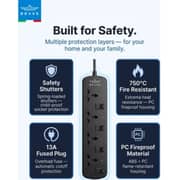 Brave 4 Way Power Extension Cord 3250W - BPS-04