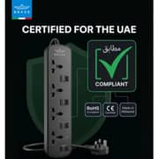 Brave 4 Way Power Extension Cord 3250W - BPS-04