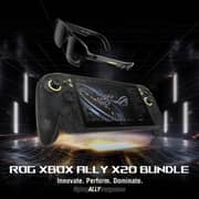 ASUS ROG XBOX Ally X20 Bundle (2026) Gaming Handheld Console - AMD Ryzen™ AI Z2 Extreme Processor / 7.4inch FHD 120Hz / 1TB SSD / 24GB RAM / AMD Radeon™ 890M Graphics / Windows 11 Home / Black / Middle East Version - [RC74XA-TW001W] - Pre-order
