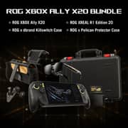 ASUS ROG XBOX Ally X20 Bundle (2026) Gaming Handheld Console - AMD Ryzen™ AI Z2 Extreme Processor / 7.4inch FHD 120Hz / 1TB SSD / 24GB RAM / AMD Radeon™ 890M Graphics / Windows 11 Home / Black / Middle East Version - [RC74XA-TW001W] - Pre-order