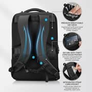 Mobcos 8883 1Pc Laptop Backpack Black - 1251532762297