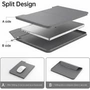Mobcos Laptop Sleeve Grey 16Inch - 1785626667262