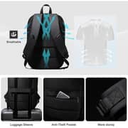 Mobcos 8787TF 1Pc Laptop Backpack Black - 3467049108529