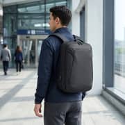 Mobcos 8631 1Pc Laptop Backpack Black - 3509590901928
