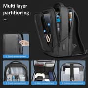 Mobcos 8511 1Pc Laptop Backpack Black - 7780992757146