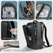 Mobcos 8511 1Pc Laptop Backpack Black - 7780992757146