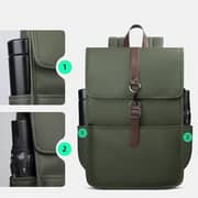 Mobcos 813T 1Pc Laptop Backpack Green - 8263140876139