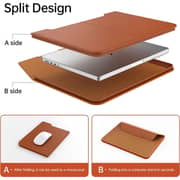 Mobcos Laptop Sleeve Brown 16Inch - 9003623446782