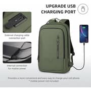 Mobcos Elite 8228 1Pc Laptop Backpack Green - 9606220763469