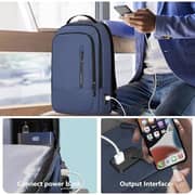 Mobcos Elite 8228 1Pc Laptop Backpack Blue - 9666260637427