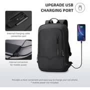 Mobcos Elite 8228 1Pc Laptop Backpack Black - 9712844444636