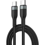 Wiwu Durable USB-C To USB-C Black Cable 3 Combo - WI-C033CCBLK