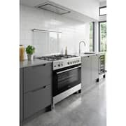Baumatic Free Standing 5 Burner Gas Cooker 90cm Stainless Steel/Black - BMEC9GGTSS