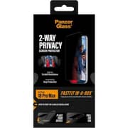 Panzerglass 2-Way Privacy Screen Protector Black iPhone 18 Pro Max - PNZPG14695
