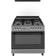 Daewoo 5 Burner Gas Cooker 90cm Stainless Steel/Black - DGC-9060PSI