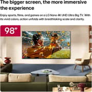 LG 98inch NU85 NANO 4K UHD AI Smart Television (2026 Model) - 98NU850B6LB