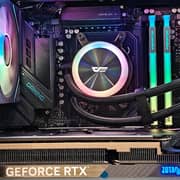 Gaming Tower (2024) Desktop - AMD Ryzen 7-9800X3D / 1TB SSD / 32GB RAM / 16GB NVIDIA GeForce RTX 5080 Graphics / Windows 11 Pro / Black / International Version