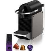 Nespresso Pixie Titan Coffee Machine - (C62-Me-Ti-Ne)