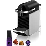 Nespresso Pixie Silver Coffee Machine - (D62-Me-SI-Ne)