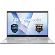 Asus Vivobook 15 (2026) Laptop - 3rd Series / Intel Core 7-350 / 15.6inch FHD / 512GB SSD / 16GB RAM / Shared Intel Graphics / Windows 11 Home / English & Arabic Keyboard / Cool Silver / Middle East Version - [X1504MA-E8044W]