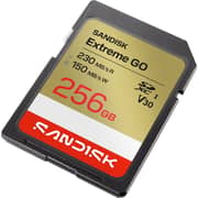 Sandisk Extreme GO UHS-I SD Card 256GB Grey - SDSDXGN-256G-GNCIN