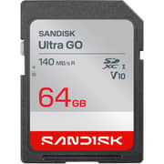 Sandisk Ultra Go UHS-I SD Card 64GB Grey - SDSDUGN-064G-GN6IN
